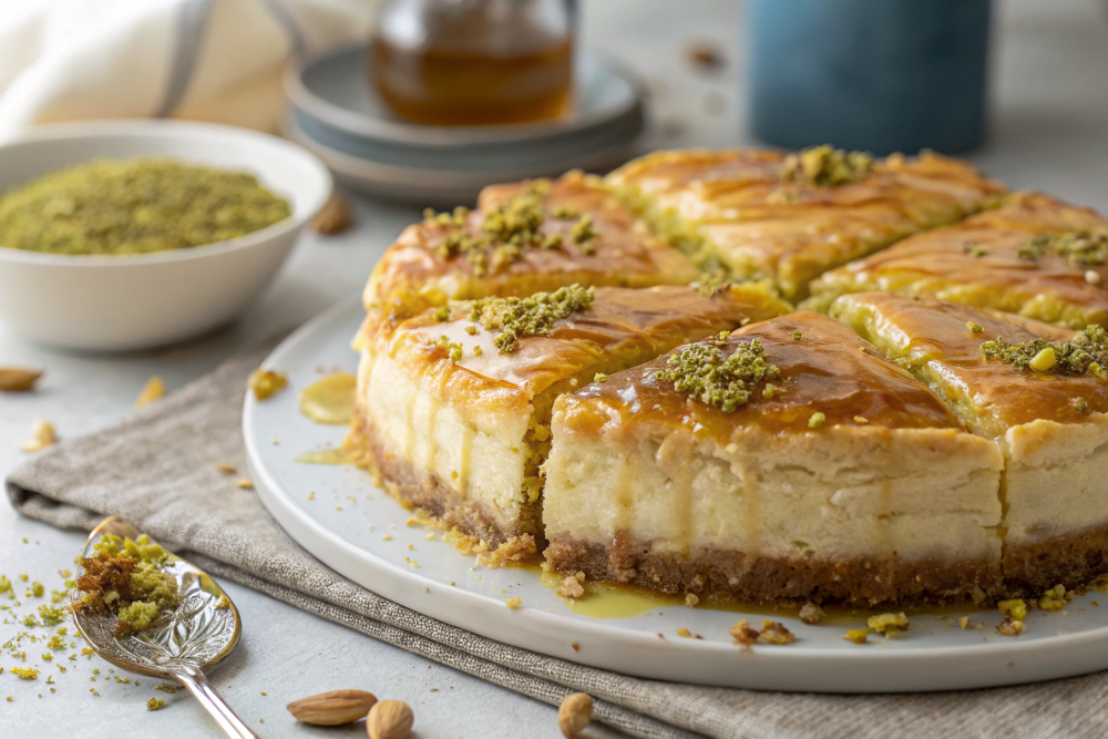 baklava-cheesecake-golden