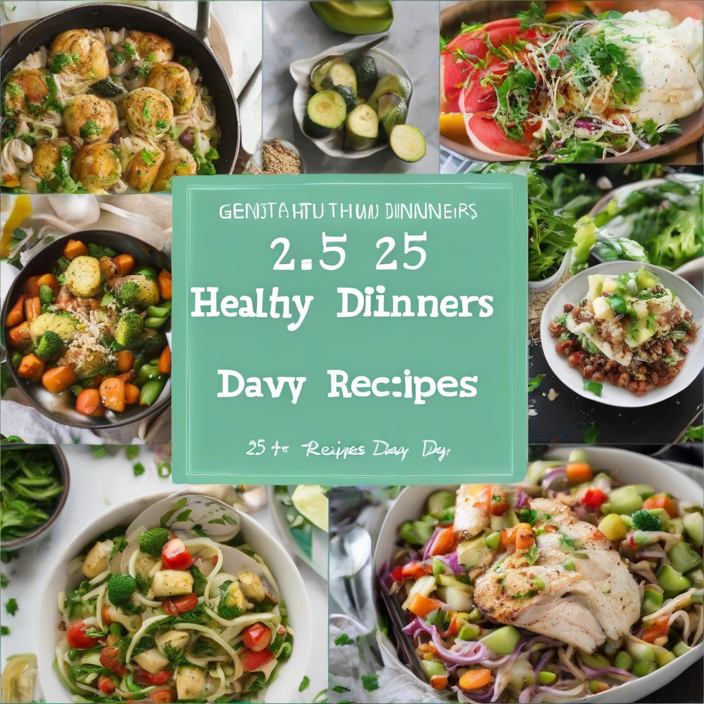 Healthy dinners: 25 recipes for a healthy dinner every day